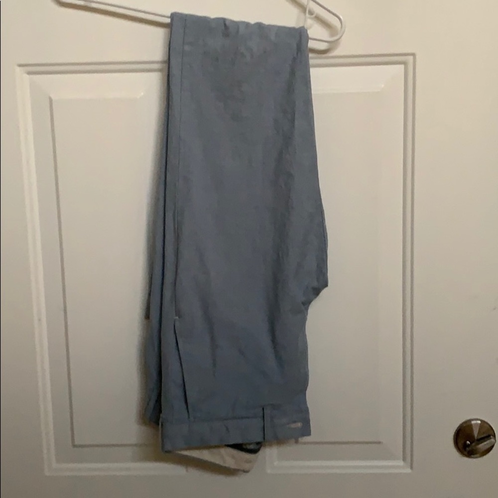 J crew chambray stretch pants